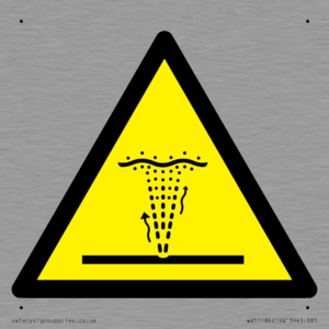 W515 Warning: Geyser (water/air) water jet